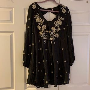Free People Black Sweet Tennessee dress